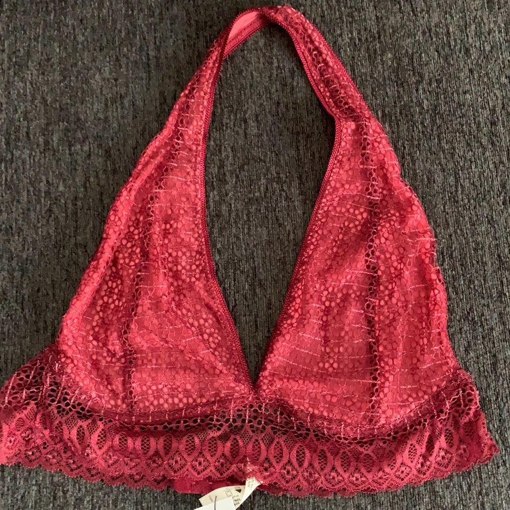 Maroon bralette